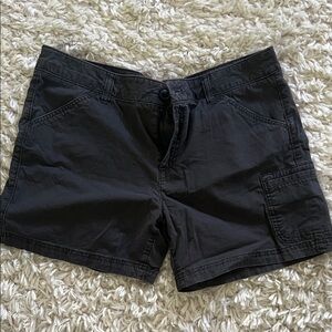 Eddie Bauer Charcoal Women's Cargo Shorts